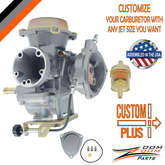 CUSTOM PLUS CARBURETOR CARB FOR 2002 - 2009 SUZUKI OZARK 250 LT-F 250 UTILITY ATV QUAD