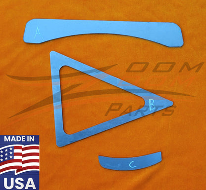 REAR SUB FRAME GUSSET KIT FOR 1999-2014 HONDA TRX400EX TRX400X UPGRADED VERSION XC/MX