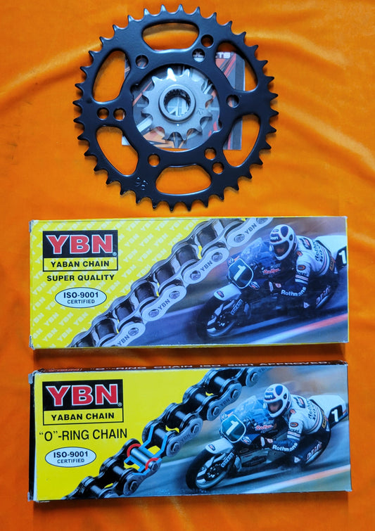 FRONT & REAR CHAIN SPROCKET COMBO FOR 4X2 POLARIS ATV QUAD FITS MANY MODELS