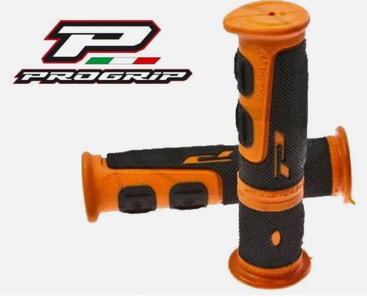 ProGrip 964 Evo Black/Orange Handle Bar Grips ATV JETSKI 7/8