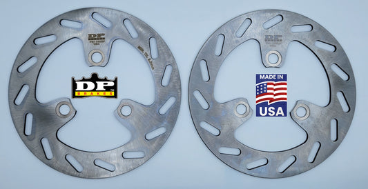 DP BRAKE PS1100LF & PS1100RF PAIR FRONT BRAKE ROTORS FOR 2004-2009 HONDA TRX450R / 2006-2014 HONDA TRX450ER