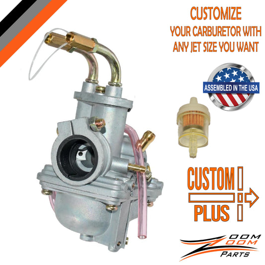 CUSTOM PLUS CARBURETOR CARB FOR 1979 - 1987 YAMAHA YAMAHOPPER QT50 QT 50 MOTOR BIKE