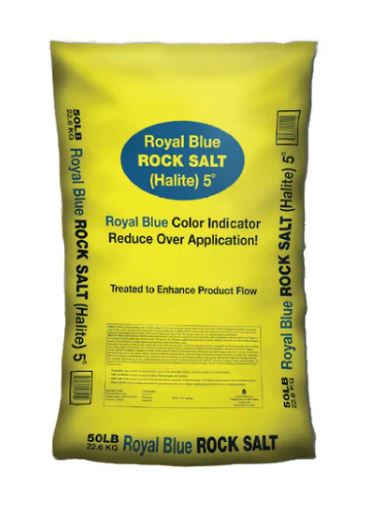 Halite Rock Salt 50 Lb Bag Ice Melt Parking Lot Salt