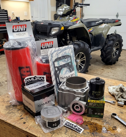 1997 - 2012 POLARIS SCRAMBLER 500 510cc BIG BORE PISTON CYLINDER TOP END REBUILD KIT 2x4 4x4 UTILITY ATV QUAD