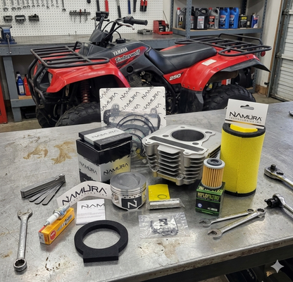 1992 - 2000 YAMAHA TIMBERWOLF 250 YFM250 PISTON CYLINDER TOP END REBUILD KIT ATV QUAD