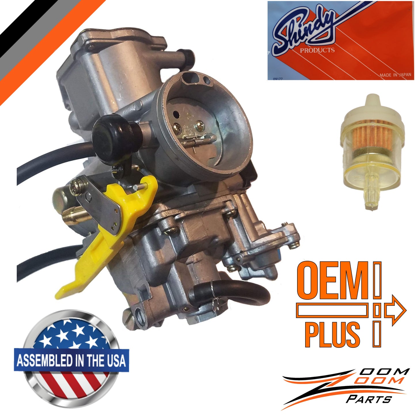 OEM + PLUS CARBURETOR CARB FOR 1993 - 2008 HIONDA TRX 300EX TRX300EX SPORTRAX 300EX ATV QUAD