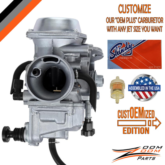 custOEMized CARBURETOR CARB FOR 1993 - 2000 HONDA TRX300 TRX300FW FOURTRAX UTILITY ATV QUAD