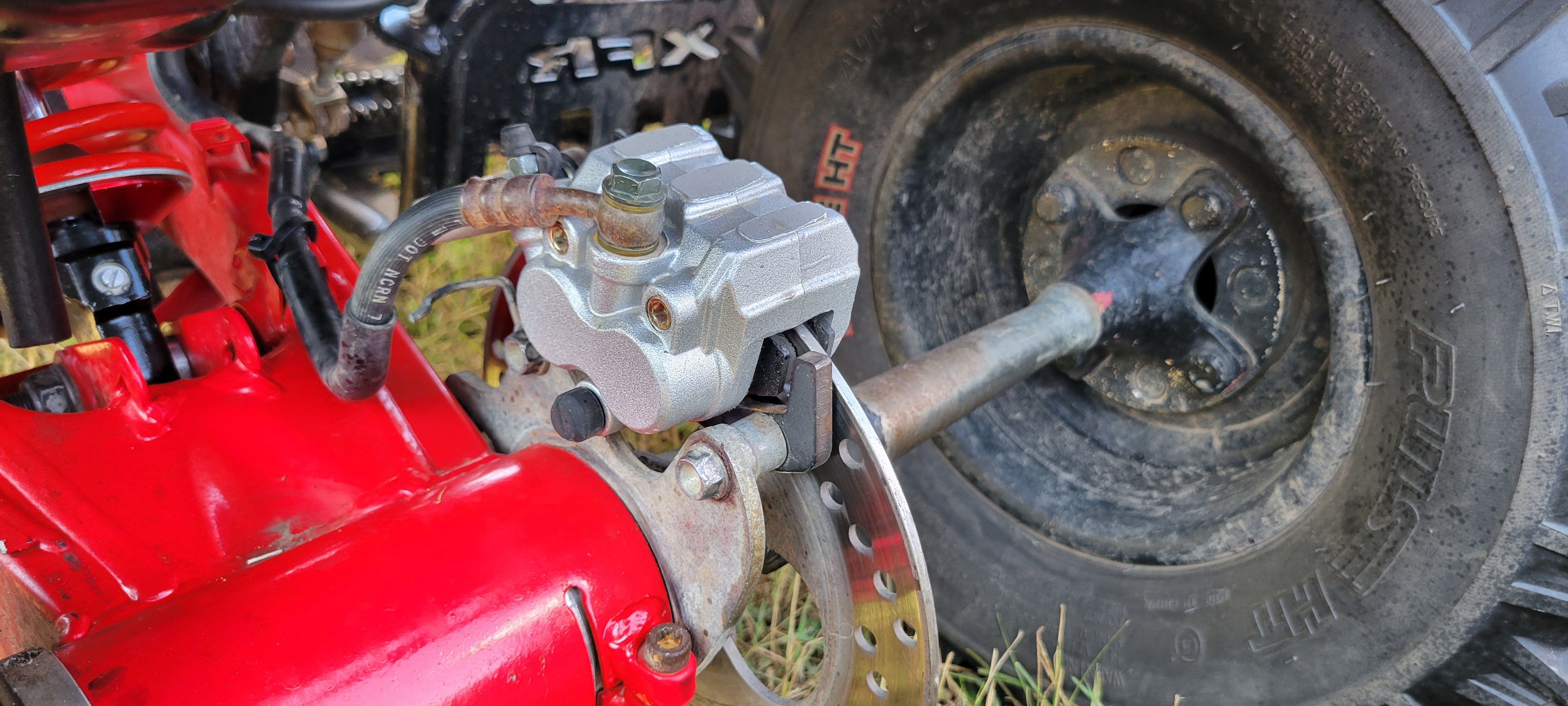 DUAL PISTON REAR BRAKE CALIPER UPGRADE FOR 1987-1992 Honda Trx250x FRE ...