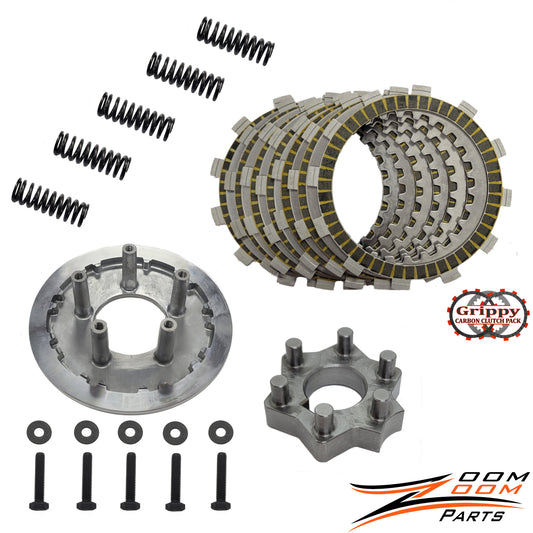 Ultimate Clutch Kit For 1987-2004 Yamaha Warrior 350 & 2004-2013 Raptor 350  - GRIPPY CLUTCH, SHIFT STAR & UPGRADED PRESSURE PLATE