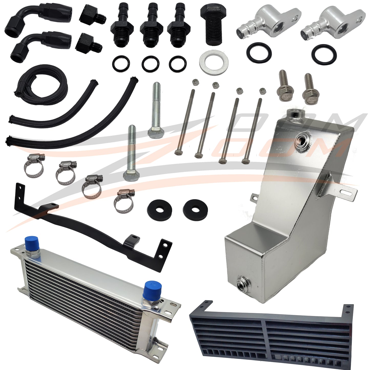 Upgraded Oil Cooler & Tank For 1999-2014 Honda trx400ex / trx400x
