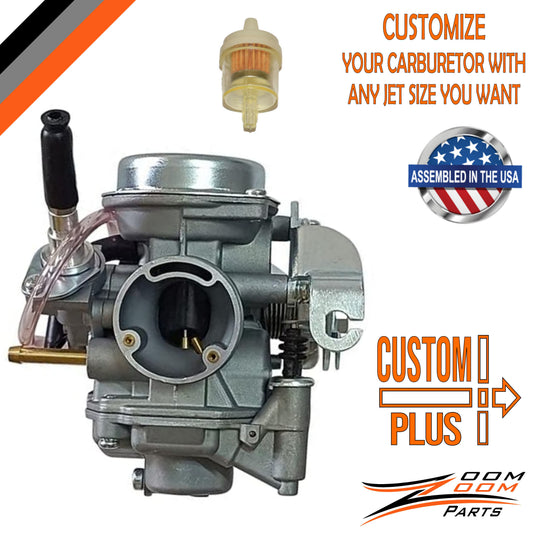 CUSTOM PLUS CARBURETOR CARB FOR 2009 - 2013 YAMAHA RAPTOR 90 YFM 90 KIDS ATV QUAD