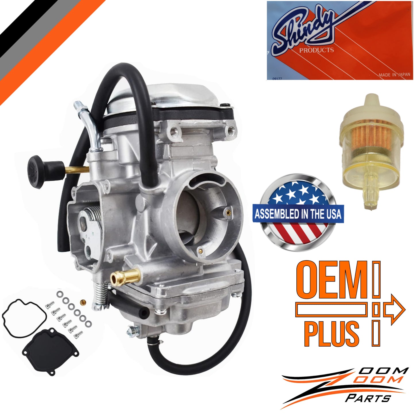 OEM + PLUS CARBURETOR FOR 1999 - 2004 YAMAHA BEAR TRACKER 250 YFM250 UTILITY ATV QUAD