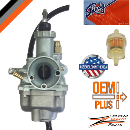 OEM + PLUS CARBURETOR FOR 2004 - 2013 YAMAHA GRIZZLY 125 YFM125 KIDS YOUTH UTILITY ATV QUAD