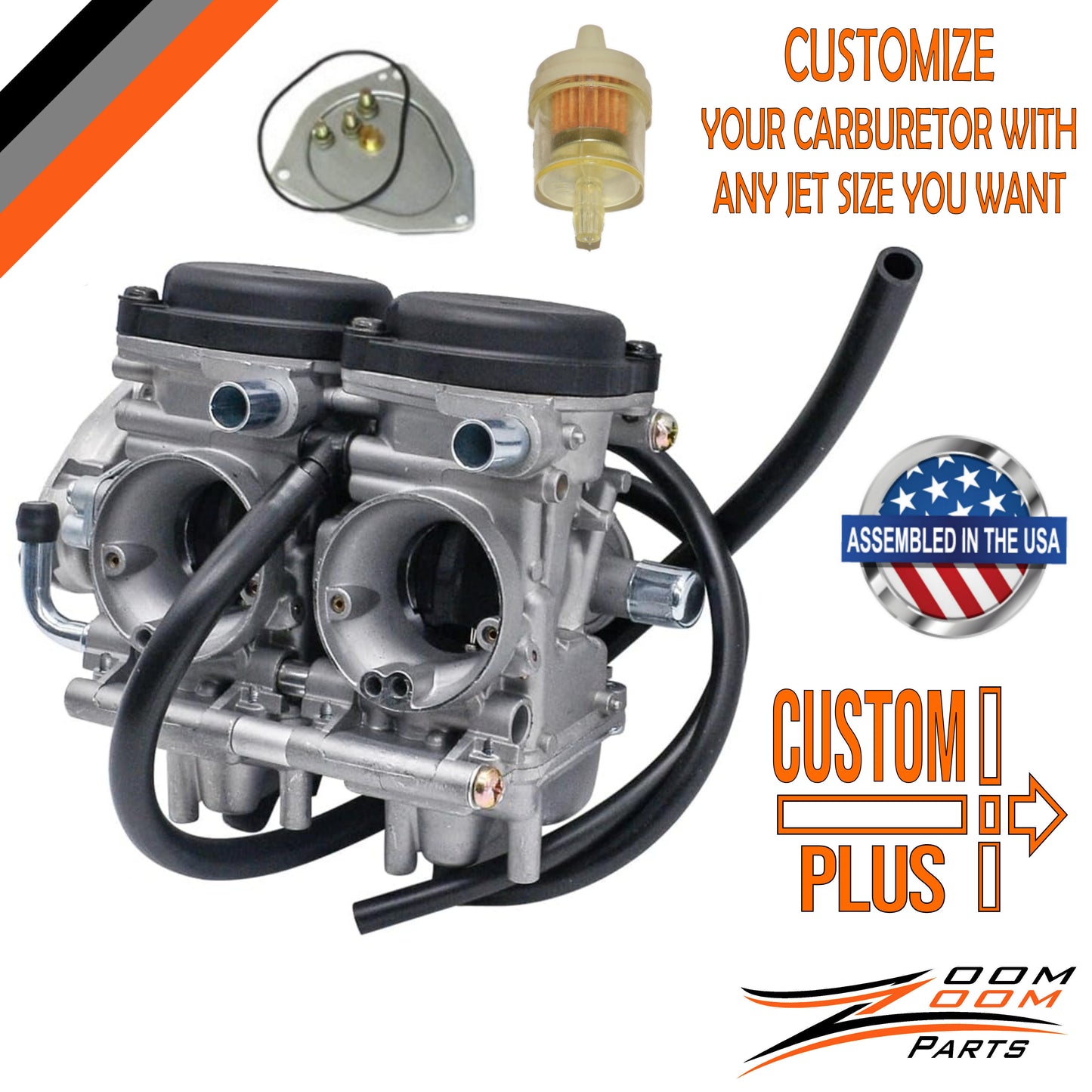 CUSTOM PLUS CARBURETOR FOR 2001 - 2005 YAMAHA RAPTOR 660 660R YFM 660