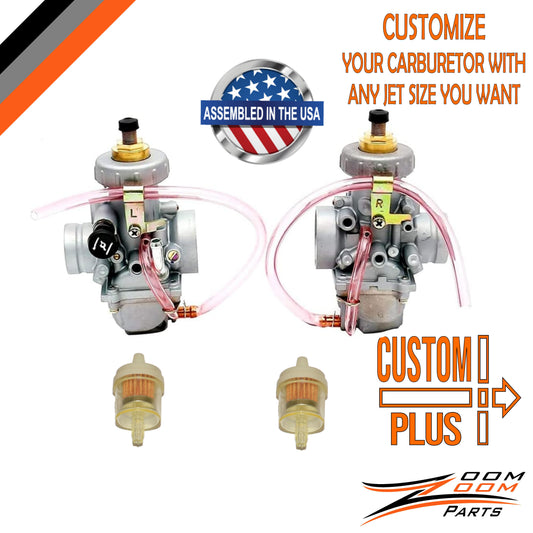 CUSTOM PLUS CARBURETOR FOR 1987 - 2006 YAMAHA BANSHEE 350 YFZ 350 2 STROKE ATV QUAD