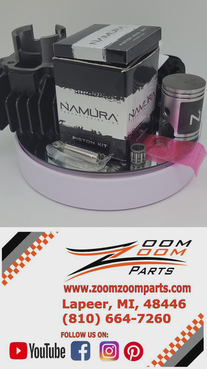 1979 - 1987 YAMAHA QT50 QT 50 PISTON CYLINDER HEAD KIT SET 2 STROKE SCOOTER MOPED