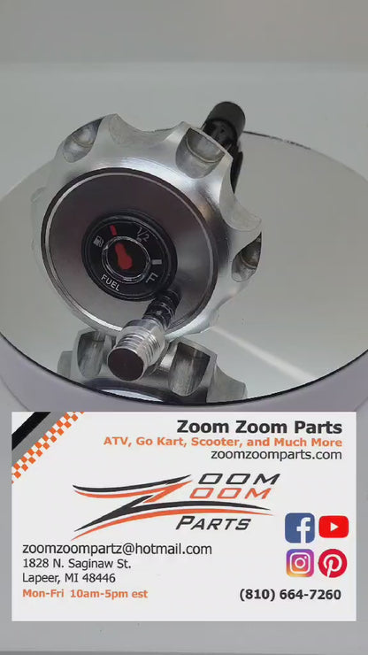 2008-2014 Honda trx400ex trx400x Billet Gas Fuel Cap With Built in Fuel Level