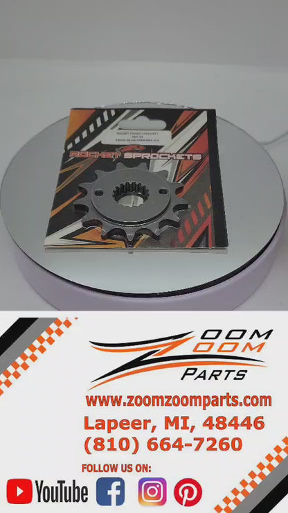 ROCKET SPROCKET STEEL FRONT 13T TOOTH 1999-2004 HONDA TREX400EX / 1996-2006 XR400