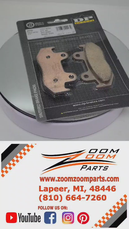 DP Pads Front & Rear set For 2009-2025 Yamaha YFZ450R SDP411 SDP412 DP966 COMBO