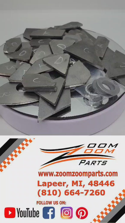 FRAME GUSSET KIT FOR 1993-2008 HONDA TRX300EX / 1987-1992 HONDA TRX250X