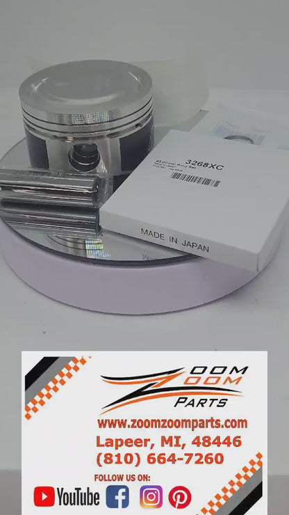 1987-2004 Yamaha Warrior 350 / 2004-2013 Raptor 350 stock bore 83mm Wiseco 10.25:1 Piston Kit Cometic Gasket set ProX cam chain