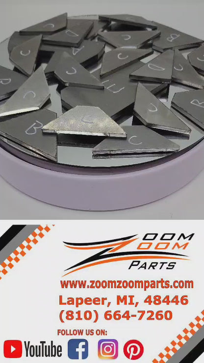 FRAME GUSSET KIT FOR 1987-2006 SUZUKI LT80 / 2003-2006 KAWASAKI KFX80