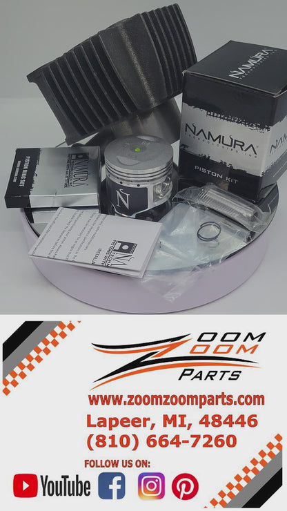 1985 - 2001 YAMAHA BADGER 80 YFM80 4 STROKE PISTON CYLINDER KIT SET KIDS ATV QUAD