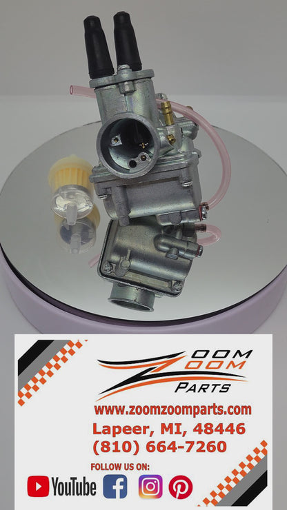 OEM + PLUS CARBURETOR FOR 1983 - 2006 YAMAHA PW80 PW 80 Y-ZINGER PEEWEE KIDS 2 STROKE PIT DIRT BIKE