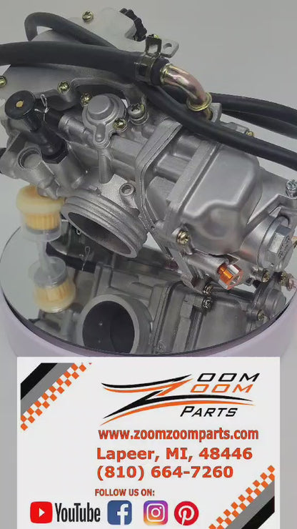 FCR Carburetor and Intake conversion Kit For 2003-2007 SUZUKI  LTZ 400 / 2004-2007 ARCTIC CAT DVX 400 / 2003-2006 KAWASAKI KFX 400 FREE FEDEX 2 DAY SHIPPING