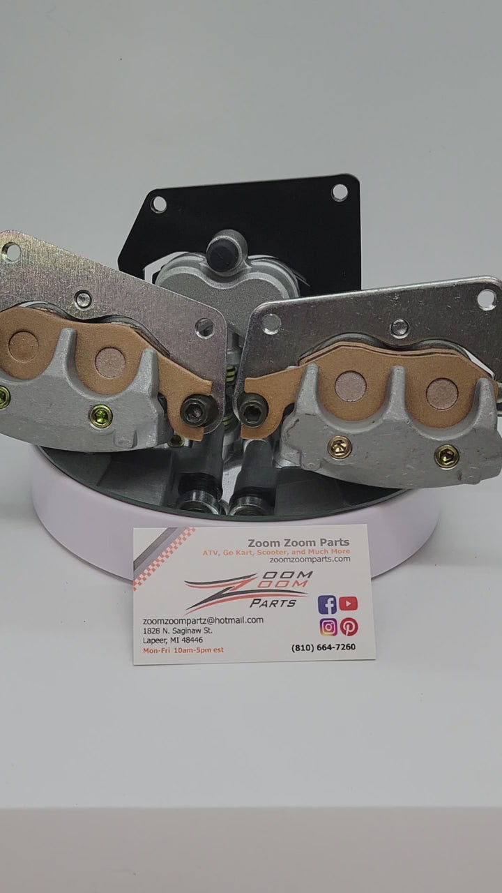 DUAL PISTON FRONT & REAR BRAKE CALIPER SET UPGRADE FOR 1999-2004