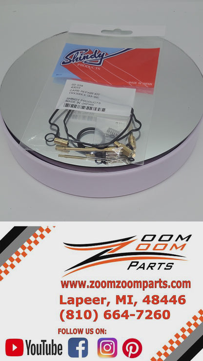 SHINDY CARBURETOR REBUILD KIT 03-038 1993 - 2005 HONDA TRX 300EX TRX300 FOURTRAX SPORTRAX ATV QUAD