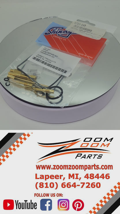 SHINDY CARBURETOR REBUILD KIT 03-049 2004 2005 HONDA TRX 400R TRX400R ATV QUAD