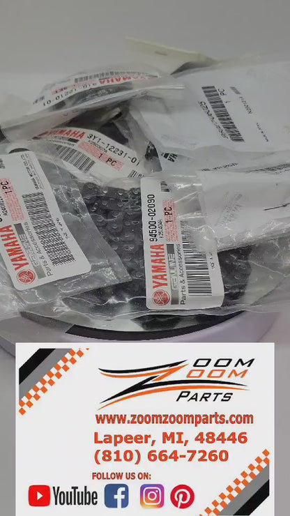 OEM YAMAHA COMPLETE TIMING CHAIN GUIDES KIT FOR 1987-2004 YAMAHA WARRIOR 350 / 2004-2013 RAPTOR 350