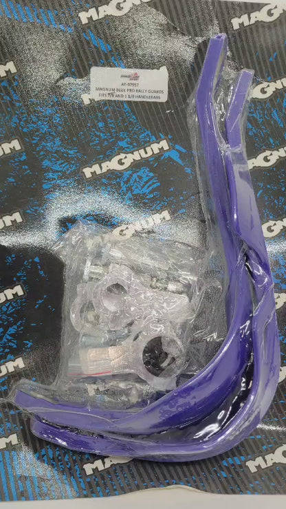 Universal Wrap Around Pro Rally Hand Guards Atv BLUE