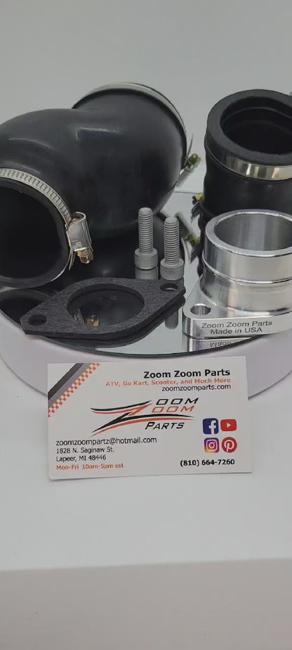 FCR Carburetor Intake conversion Kit For 1987-2004 Yamaha Warrior 350 yfm350 FREE FEDEX 2 DAY SHIPPING