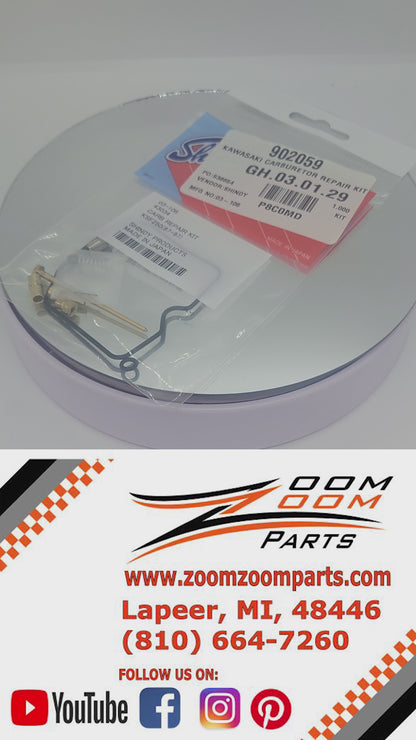 SHINDY CARBURETOR REBUILD KIT 03-106 1987 - 2003 KAWASAKI KSF250 KSF 250 MOJAVE ATV QUAD