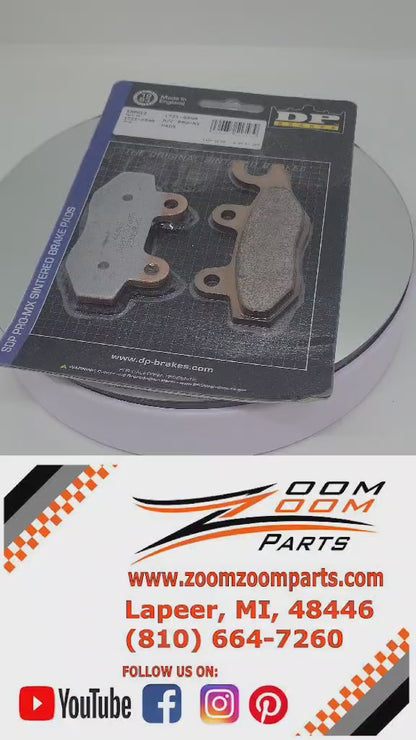 DP Pads Front & Rear set For 2009-2025 Yamaha YFZ450R SDP411 SDP412 DP966 COMBO