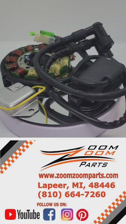 STATOR REGULATOR RECTIFIER & IGNITION COIL Fits YAMAHA BANSHEE 350 YFZ350 87-94 FREE FEDEX 2 DAY SHIPPING