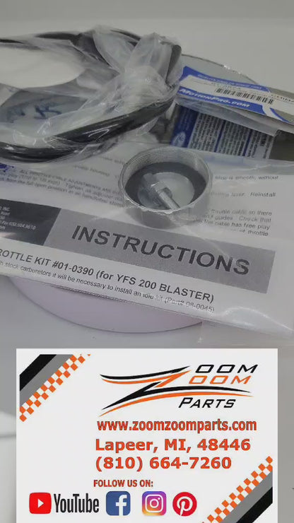 Motion Pro 01-0390 TORS Eliminator Throttle Kit 1988-2006 YAMAHA BLASTER 200 YFS 200