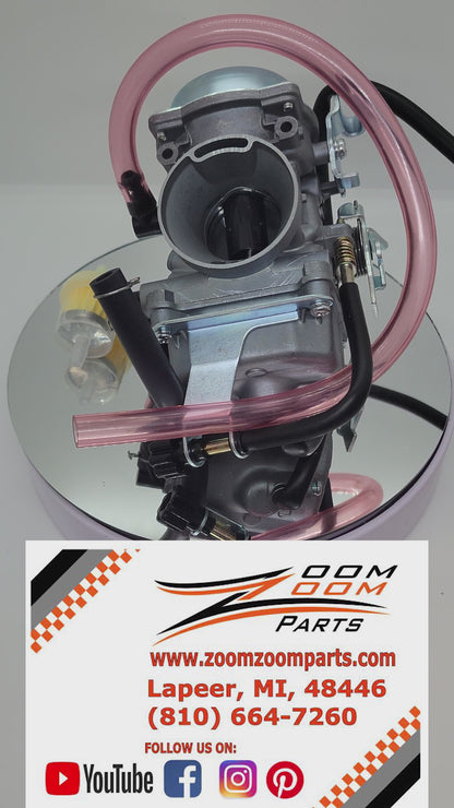 OEM + PLUS CARBURETOR FOR 1986 1987 1988 KAWASAKI BAYOU 300 KLF300 UTILITY ATV QUAD