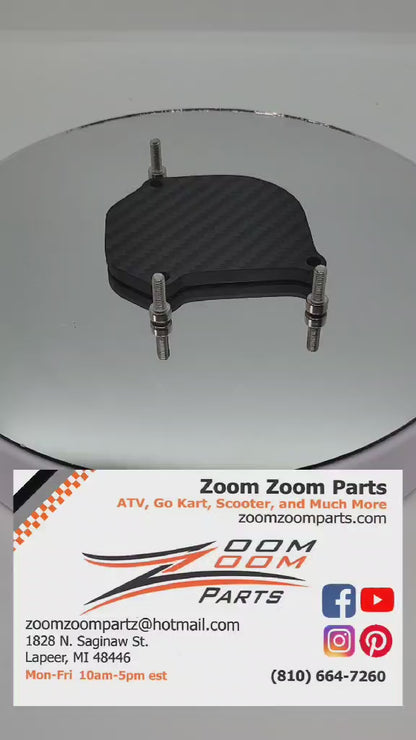 1999-2014 HONDA TRX400EX / TRX400X CARBON FIBER THROTTLE COVER - MADE IN U.S.A