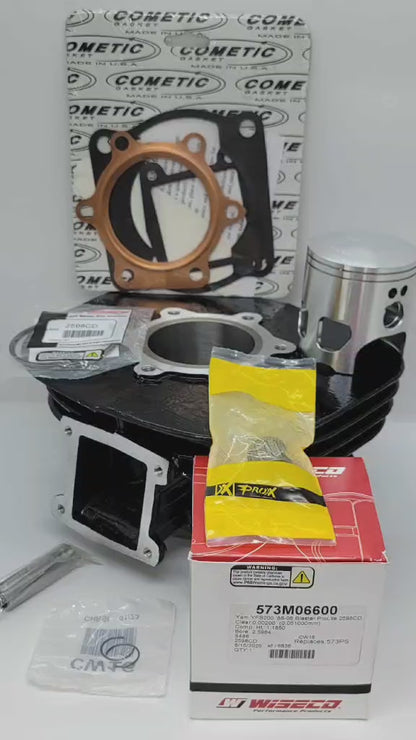 66mm Stock Cylinder Wiseco Piston Cometic Gasket Set For 1988-2006 Yamaha Blaster 200 yfs200