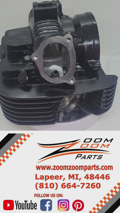 1993 - 1999 YAMAHA KODIAK 400 YFM400 PORT & POLISHED BARE CYLINDER HEAD with  KIBBLEWHITE VALVES & SPRING KIT