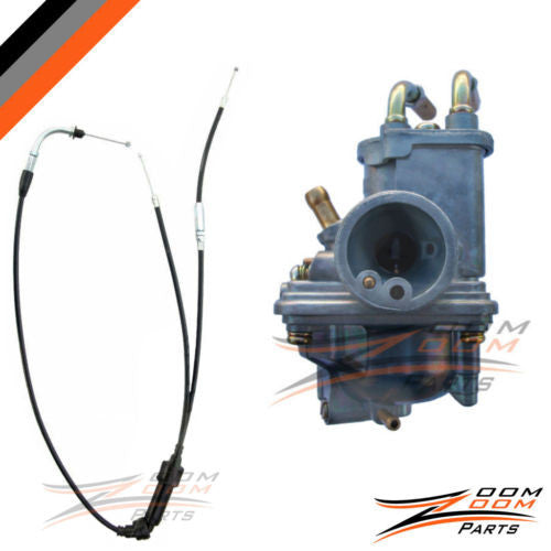 Yamaha PW 50 PW50 Carburetor & Throttle Gas Cable Y ZINGER Carb 1981-2002