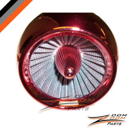Performance GY6 50 49 50cc Racing Air Filter Cleaner Scooter Moped Go Cart RED