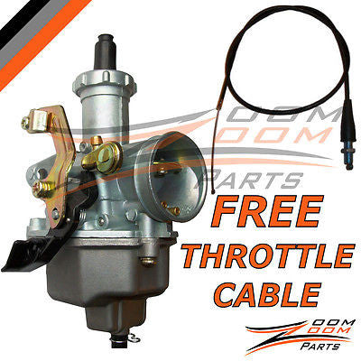 HONDA XR 100 CARBURETOR XR 100R XR100R XR100 1985-2003 FREE THROTTLE CABLE TCC
