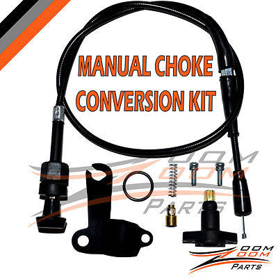POLARIS SCRAMBLER 50 MANUAL CHOKE CABLE CONVERSION KIT SET 2001-2003