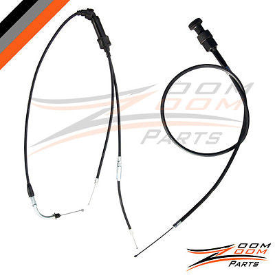 Yamaha PW 50 PW50 Throttle Gas Accelerator Cable and Pull Choke Cable 2003-2013