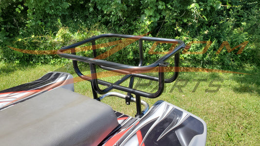 Zoom Zoom Parts Rear Gas Fuel Luggage Cooler Rack For 1987-2004 Yamaha Warrior 350 YFM 350 STOCK GRAB BAR ONLY