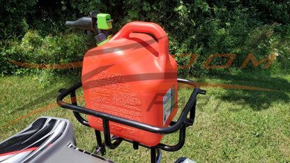 Zoom Zoom Parts Rear Gas Fuel Luggage Cooler Rack For 1987-2004 Yamaha Warrior 350 YFM 350 STOCK GRAB BAR ONLY